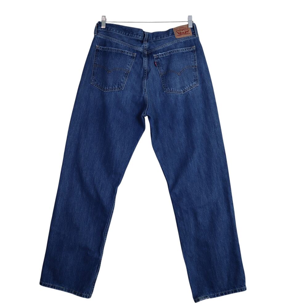 Levis Womens Low Pro Straight Jeans Size 31 Breathe Out Medium Wash Blue Denim - Picture 8 of 12